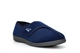 Zedzzz Mens Connor Touch Fastening Slippers Navy Blue