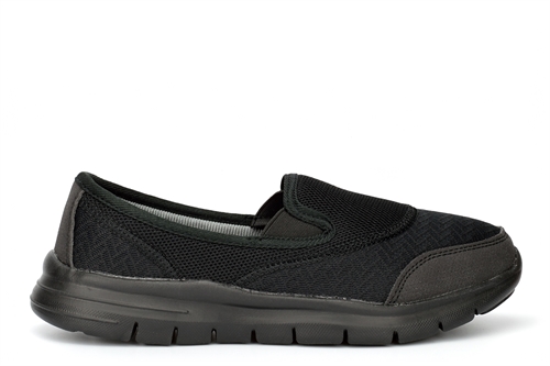 black memory foam shoes ladies