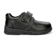 Boys Easy Touch Fastening School Shoes Black