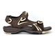 Northwest Territory Mens Lightweight Touch Fastening Summer Sandals Brown