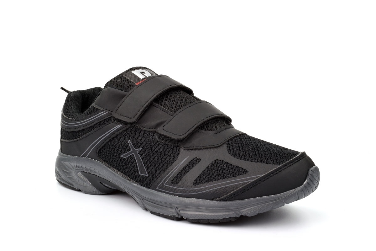 Walking Shoes Wide Fit Mens Velcro Fastening Trainers Mens Jensen