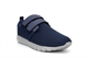 BXT Mens Ultra Lightweight Memory Foam Touch Fastening Trainers Navy