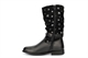 Blue Queen Girls Lightweight Star Mid Calf Boots Black
