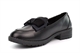 Wild Tribe Girls Loafers/School Shoes With Bow Detail And Low Heel Black
