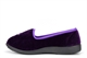 Zedzzz Womens Jenny Embroidered Slippers Purple