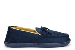 mens moccasin slippers wide fit
