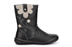 Chatterbox Girls Leni Calf Boots With Stitching And Flower Detail Black