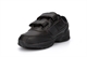 US Brass Boys Twist Touch Fastening School Shoes With Padded Collar Black
