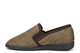 Sleepers Mens Eric Twin Gusset Slip On Slippers Brown