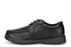 US Brass Boys Stubby Boat School Shoes With Rugged Sole And Lace Up Fastening Black