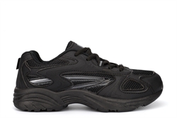 Dek Boys Venus Lace Up Trainers Black/Charcoal Grey