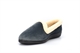 Snug Womens Fleece Collar Slip On Slippers Grey