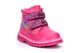 Girls Glitter Touch Straps and Side Zip Fastening Embroidered Ankle Boots Pink/Fuchsia