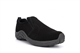 PDQ Mens Ryno Twin Gusset Slip On Real Suede Casual Shoes Black