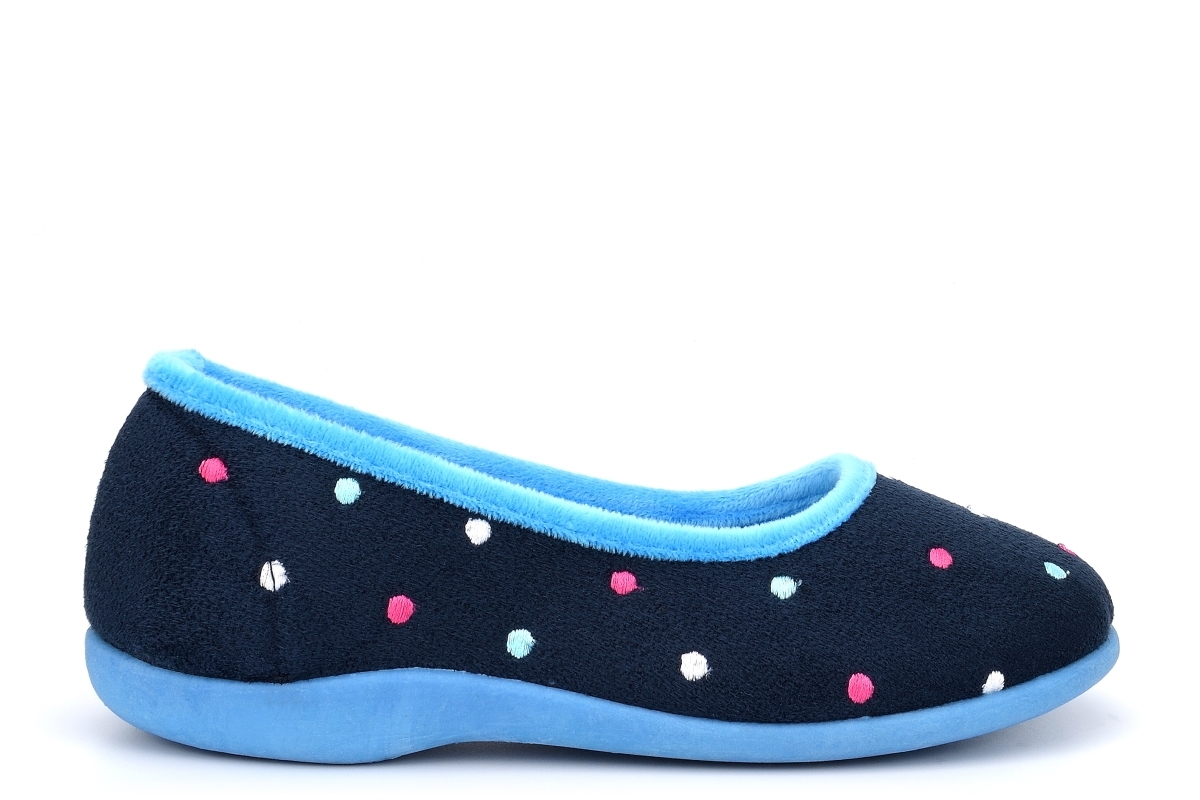 Womens Slippers Ladies Ballerina Ballet Memory Foam Slip On Carpet Rubber Sole - Picture 2 of 7