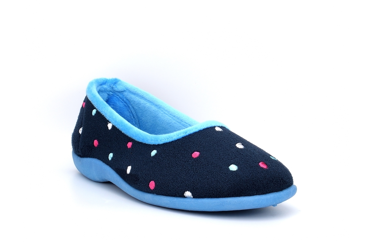 Womens Slippers Ladies Ballerina Ballet Memory Foam Slip On Carpet Rubber Sole - Picture 3 of 7