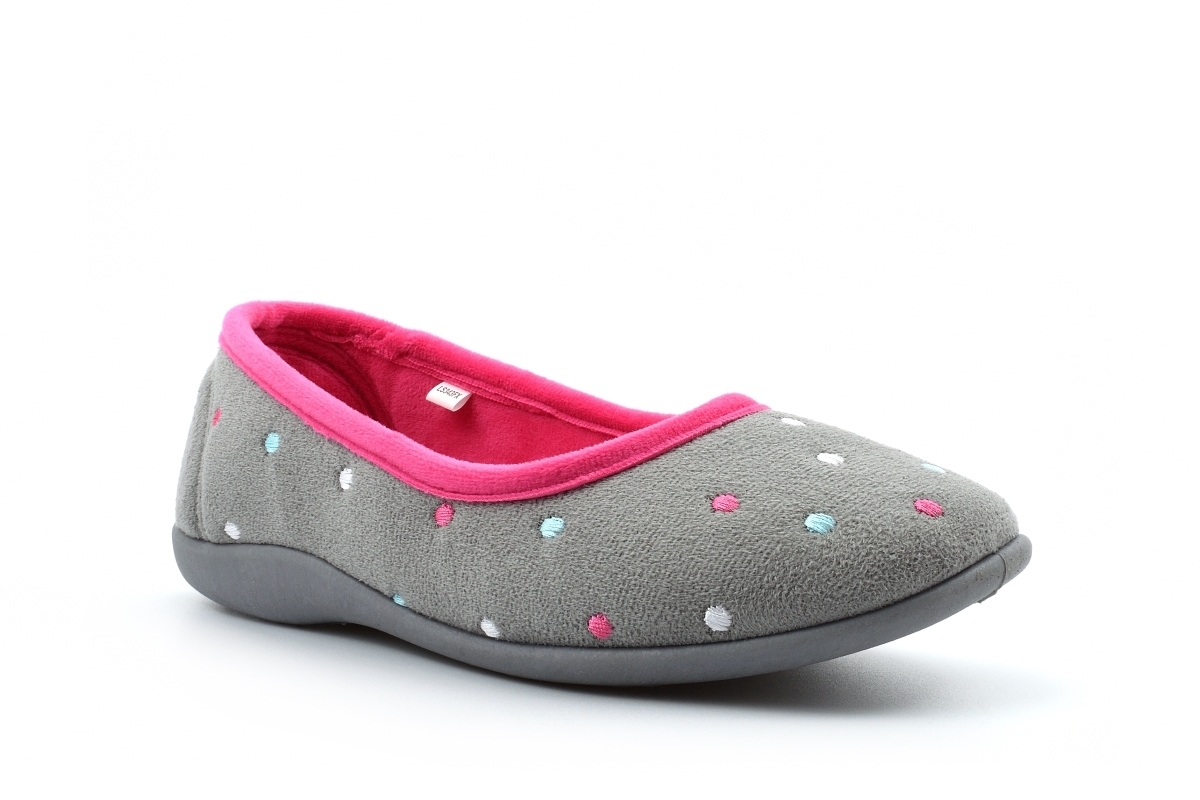 Womens Slippers Ladies Ballerina Ballet Memory Foam Slip On Carpet Rubber Sole - Picture 5 of 7