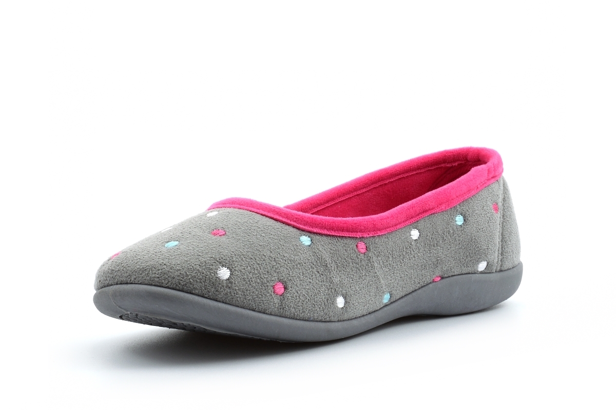 Womens Slippers Ladies Ballerina Ballet Memory Foam Slip On Carpet Rubber Sole - Picture 6 of 7