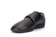 Dr Keller Mens Touch Fastening Slippers With Faux Leather Upper Black