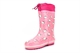 Hello Kitty Girls Waterproof Rubber Wellington Boots Pink