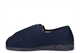 Celia Ruiz Womens/Mens Wide Open Touch Fastening Washable Extra Wide Slippers Navy Blue (EEE Width)