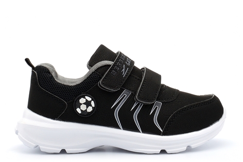 Boys/Girls Superlight Touch Fastening Trainers Black