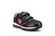 Renda Girls Touch Fastening Heart Trainers Black