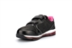 Renda Girls Touch Fastening Heart Trainers Black