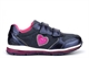 Renda Girls Touch Fastening Heart Trainers Navy Blue