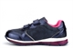 Renda Girls Touch Fastening Heart Trainers Navy Blue