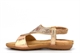 Chix Girls Shimmer Diamante Sandals With Comfort Insole Rose Gold