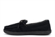 Response Mens Ultra Lightweight Moccasin Slippers With Cotton Lining Black