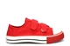 Boys Touch Fastening Canvas Pumps Red