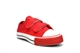 Boys Touch Fastening Canvas Pumps Red