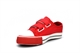 Boys Touch Fastening Canvas Pumps Red