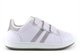 Mercury Girls Touch Fastening Trainers White/Silver