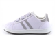 Mercury Girls Touch Fastening Trainers White/Silver
