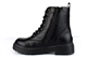 Superstar Girls Stroller Military Boots With Side Zip Fastening Black