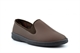 Sleepers Mens Samos II Memory Foam Faux Leather Slip On Outdoor Slippers Brown