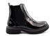 Cipriata Girls Adele Zip Fastening Ankle Boots Patent Black