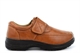 Charles Southwell Mens Comfort Fit Lightweight Shoes With Touch Fastening Tan