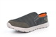 Dek Mens Super Lightweight Memory Foam Slip On Casual Shoes Grey/Orange