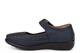 Dr Lightfoot Womens Comfort Casual Shoes With Punched Apron Detail Navy