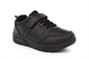 Boys Elastic Lace/Touch Fastening School Shoes Black