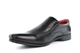 US Brass Mens Twin Gusset Slip On Formal Shoes Black