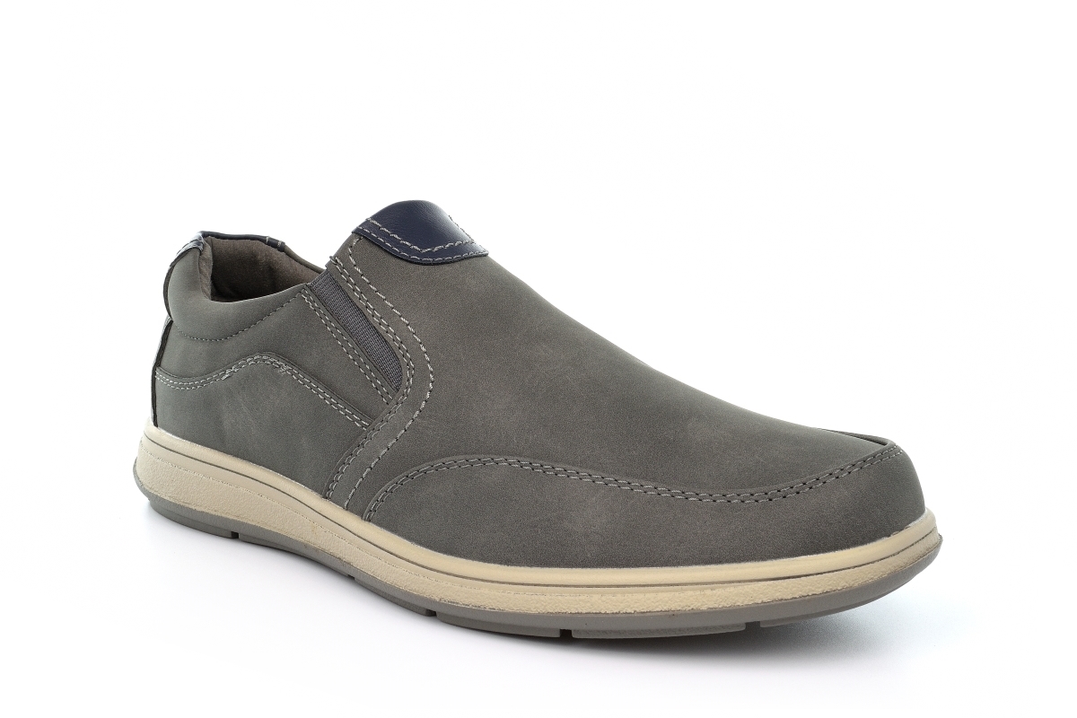 Mens Casual Shoes Mens Shoes Size 13 Shoes Slip On Shoes Comfort Shoes Tan/Grey - Picture 6 of 8