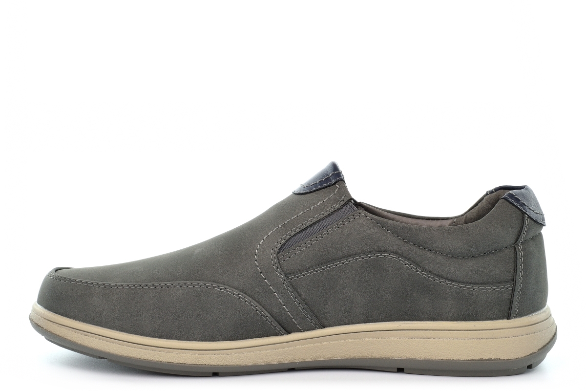 Mens Casual Shoes Mens Shoes Size 13 Shoes Slip On Shoes Comfort Shoes Tan/Grey - Picture 8 of 8