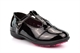 BXT Girls T-Bar Buckle Fastening School Shoes Patent Black