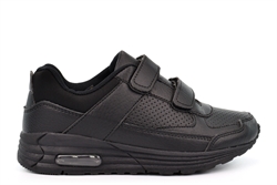 Urban Jacks Boys Houston Touch Fastening School Shoes With Bubble In Heel