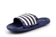 Boys Classic Beach/Pool Sliders Flip Flop Mules Navy/White